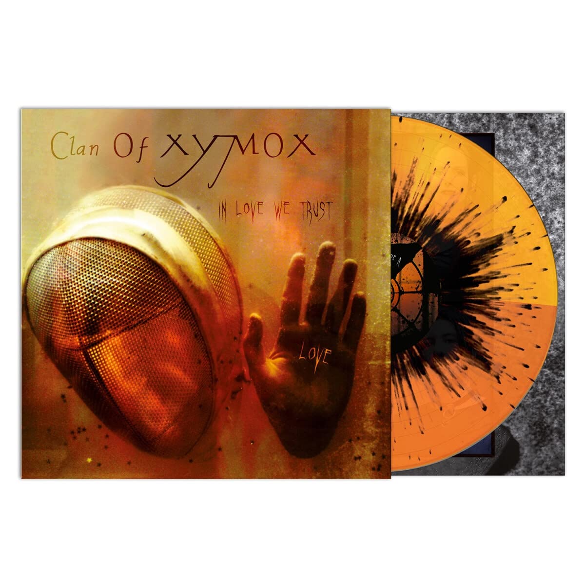 CLAN OF XYMOX - IN LOVE WE TRUST ltd multi colored vinyl LP