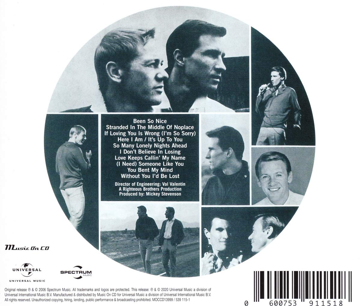 RIGHTEOUS BROTHERS - SOULED OUT CD - Slika 2