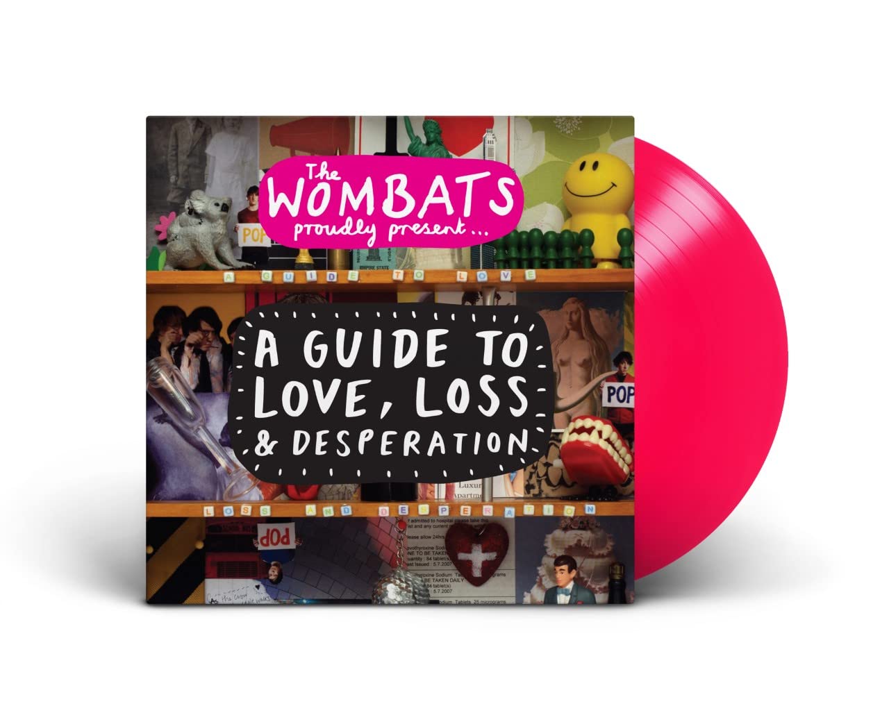 WOMBATS - GUIDE TO LOVE LOSS & DESPERATION 15th anniversary pink vinyl LP