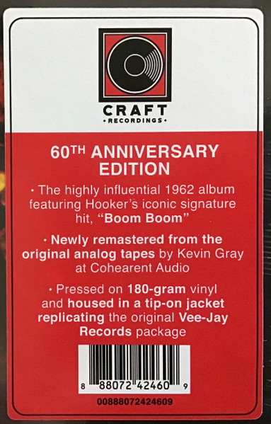 HOOKER JOHN LEE - BURNIN 60 anniversary edition LP - Slika 3