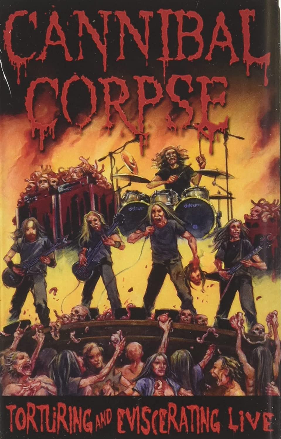 CANNIBAL CORPSE - TORTURING AND EVISCERANTING LIVE MC