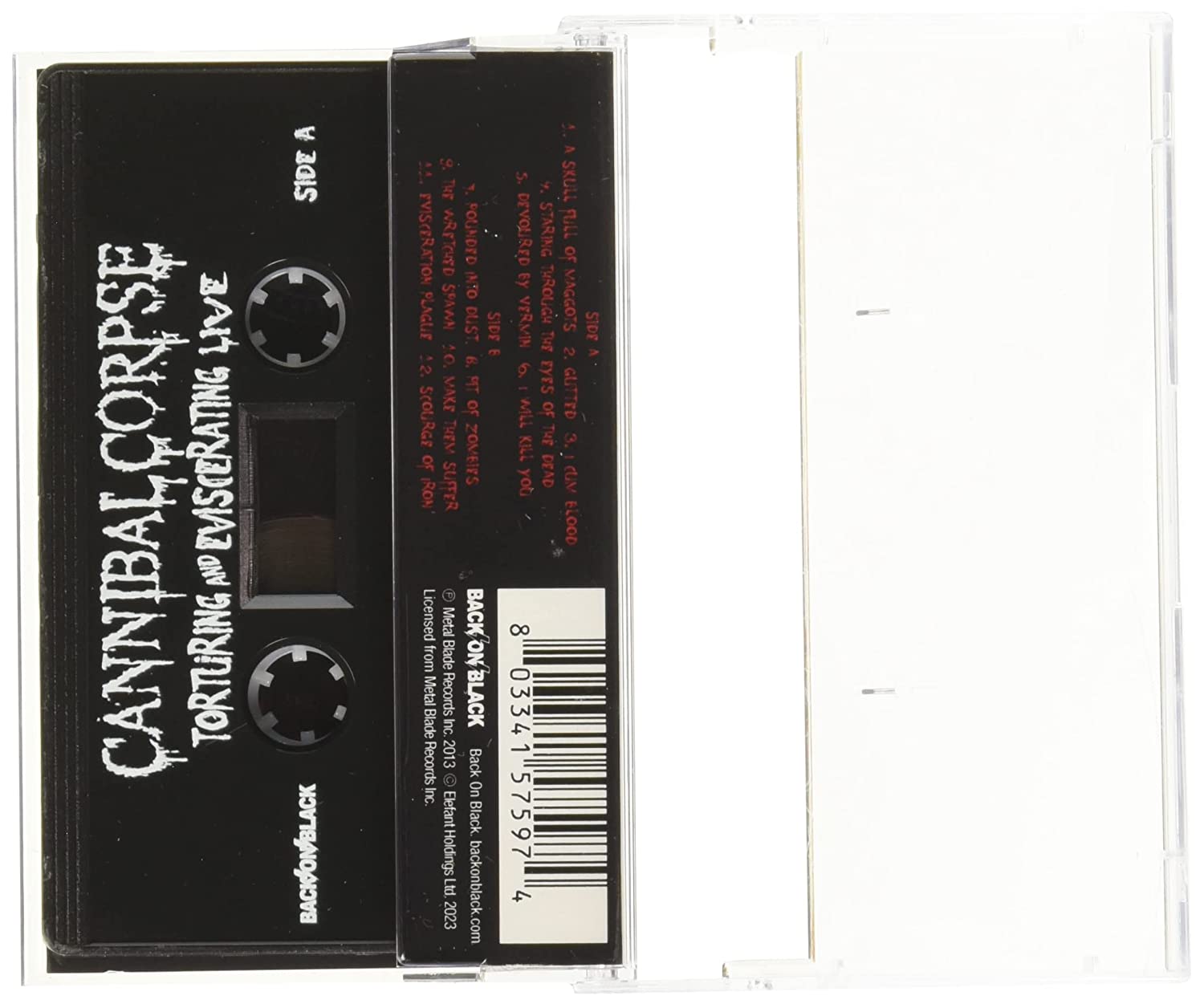 CANNIBAL CORPSE - TORTURING AND EVISCERANTING LIVE MC - Slika 3