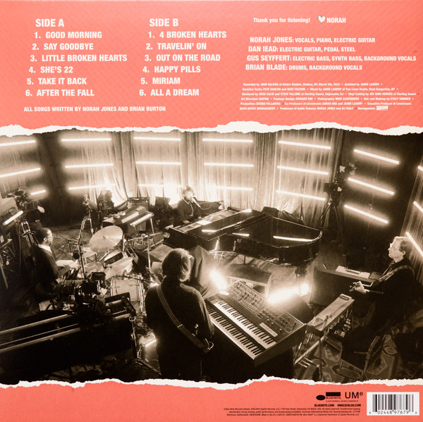 JONES NORAH - LITTLE BROKEN HEARTS LIVE RSD 2023 LP - Slika 2