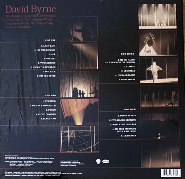 BYRNE DAVID - COMPLETE SCORE FROM THE CATHERINE WHEEL RSD 2023 LP - Slika 2