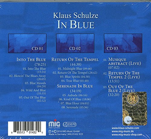 SCHULZE KLAUS - IN BLUE CD3 - Slika 2