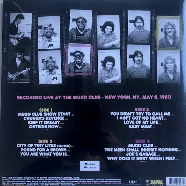 ZAPPA FRANK - MUDD CLUB LP2 - Slika 2
