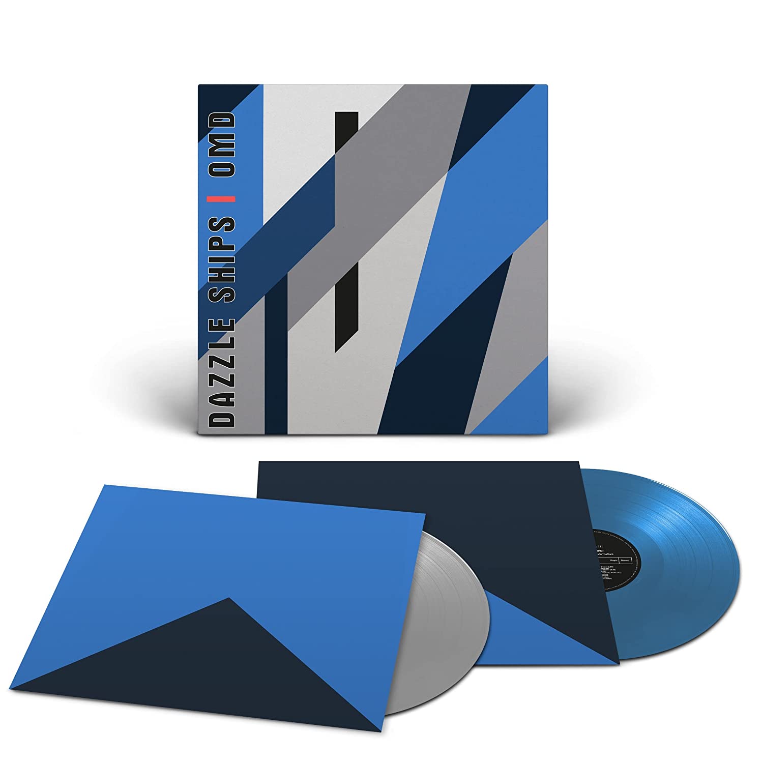 ORCHESTRAL MANOEUVRES IN THE DARK - DAZZLE SHIPS half speed blue & silver vinyl