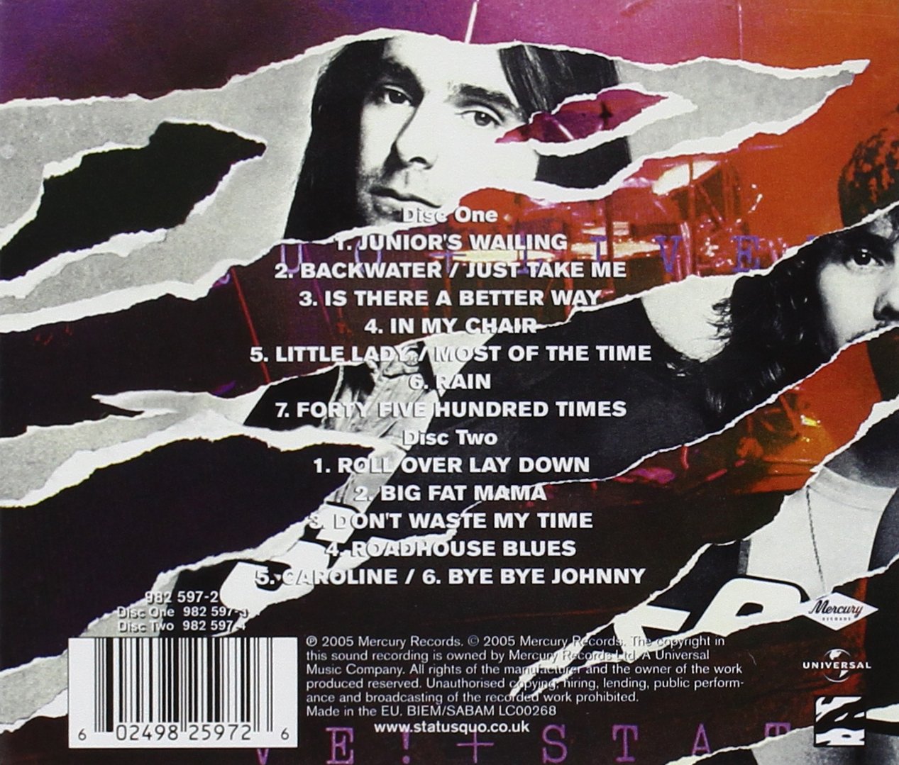 STATUS QUO - LIVE!-REMASTER - Slika 2
