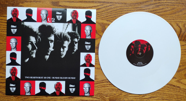 U2 - TWO HEARTS BEAT AS ONE white vinyl RSD 2023 12'' - Slika 4