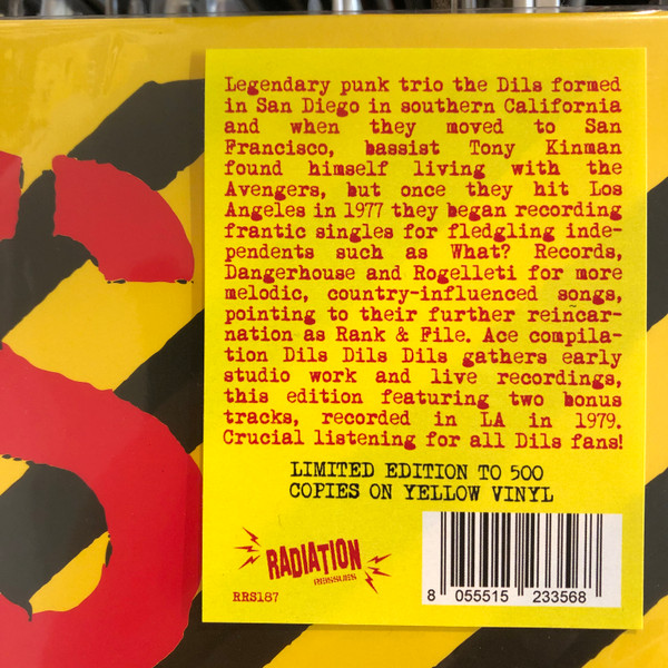 DILS - DILS DILS DILS yellow vinyl LP - Slika 3