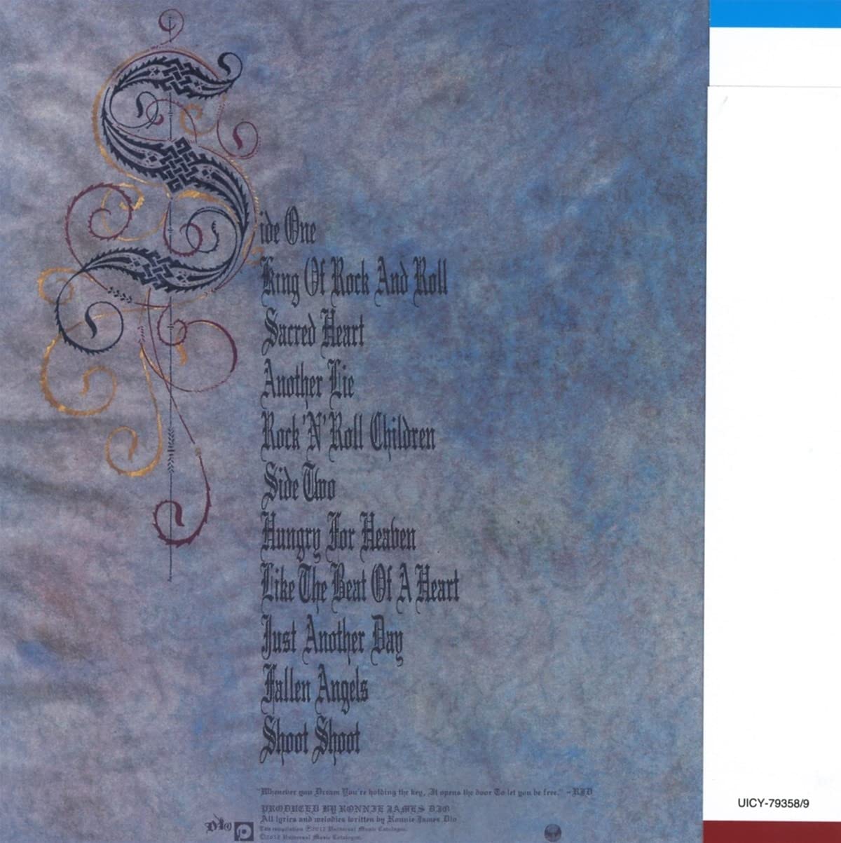 DIO - SACRED HEART LTD CD2 - Image 2