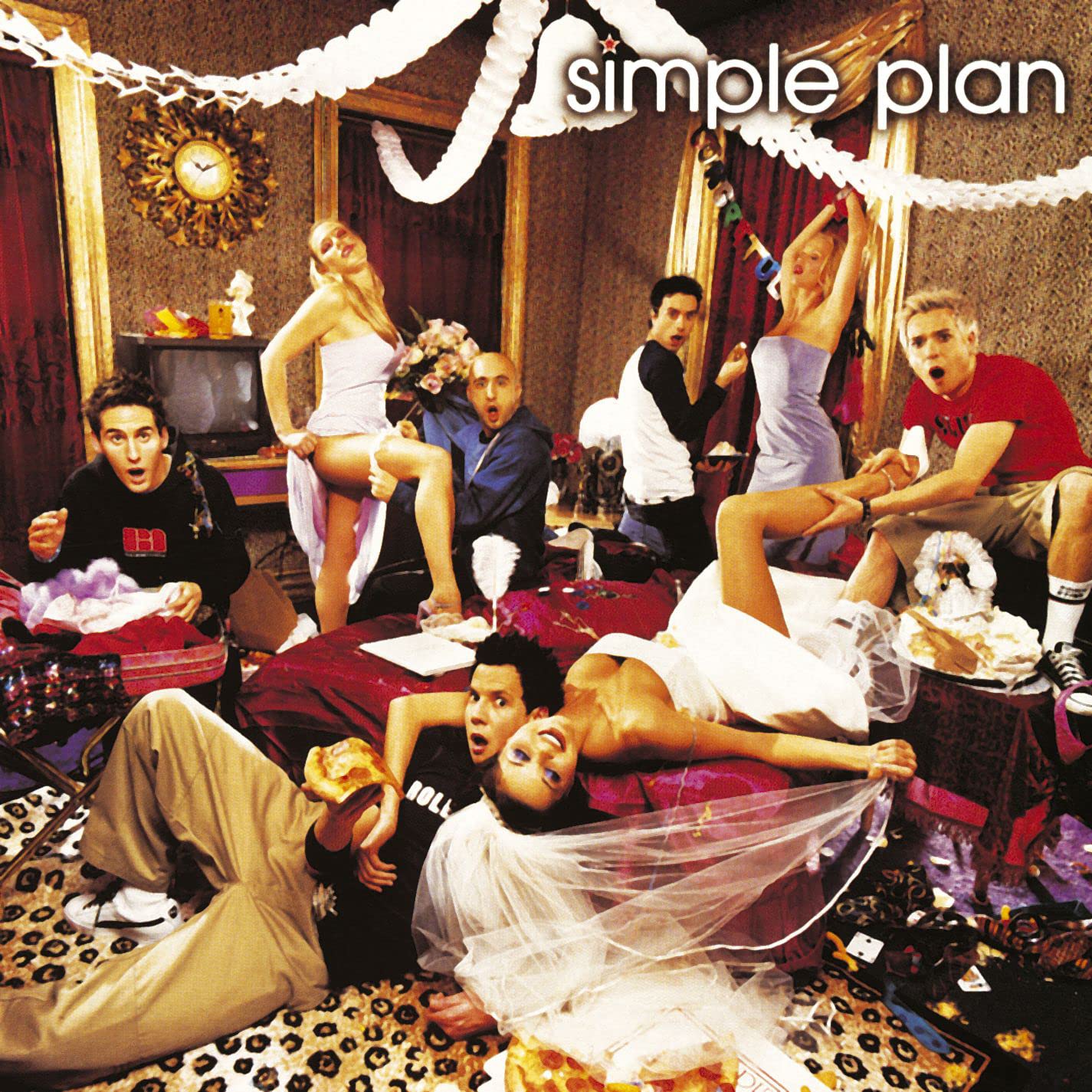 SIMPLE PLAN - NO PADS, NO HELMETS ....JUST BALLS crystal-clear vinyl LP