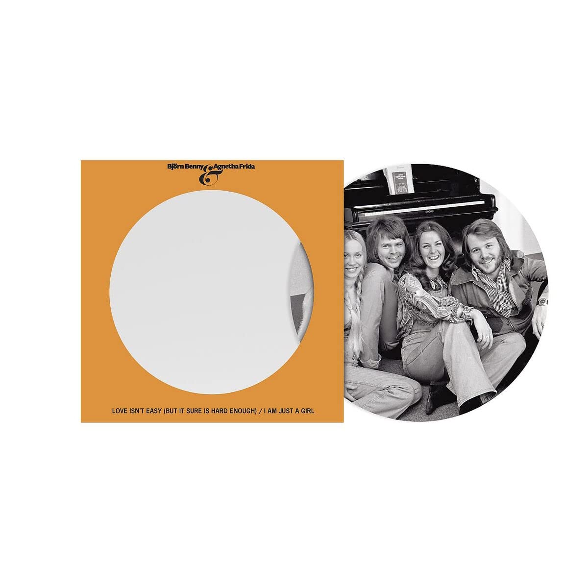 ABBA - LOVE ISN'T EASY picture disc 07"Single vinyl