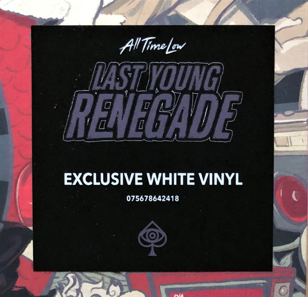 ALL TIME LOW - LAST YOUNG RENEGADE exclusive white vinyl LP - Slika 3