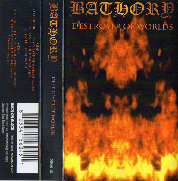 BATHORY - DESTROYER OF WORLDS MC