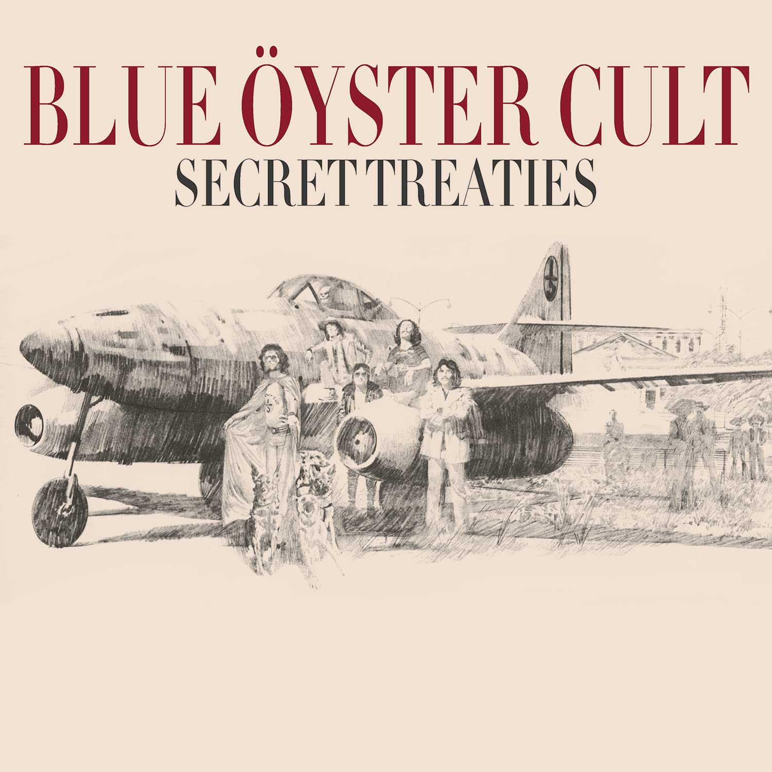 BLUE OYSTER CULT - SECRET TREATIES purple vinyl LP