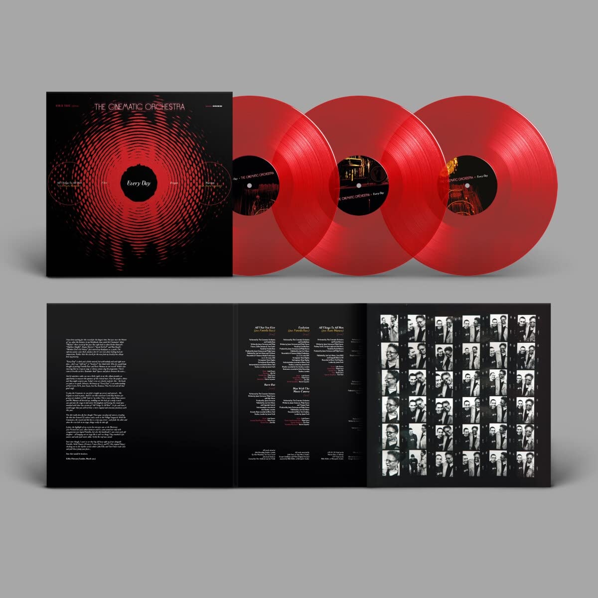 CINEMATIC ORCHESTRA - EVERY DAY 20th anniversary red vinyl LP3