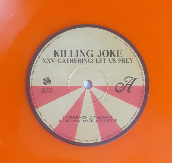 KILLING JOKE - XXV GATHERING orange & yellow vinyl LP2 - Slika 3