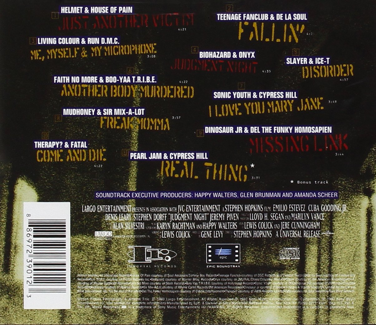 O.S.T. - JUDGMENT NIGHT - Slika 2