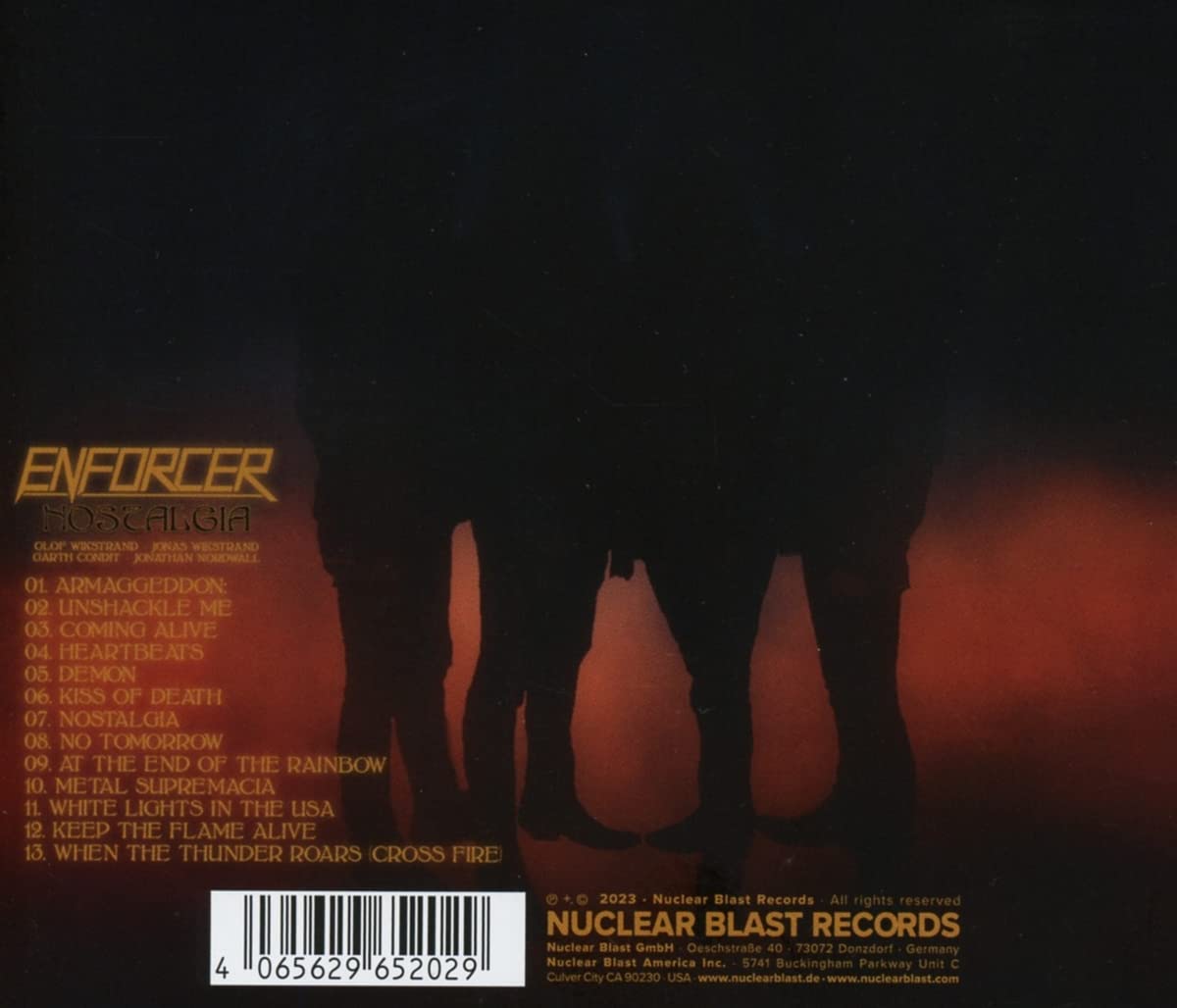 ENFORCER - NOSTALGIA CD - Slika 2