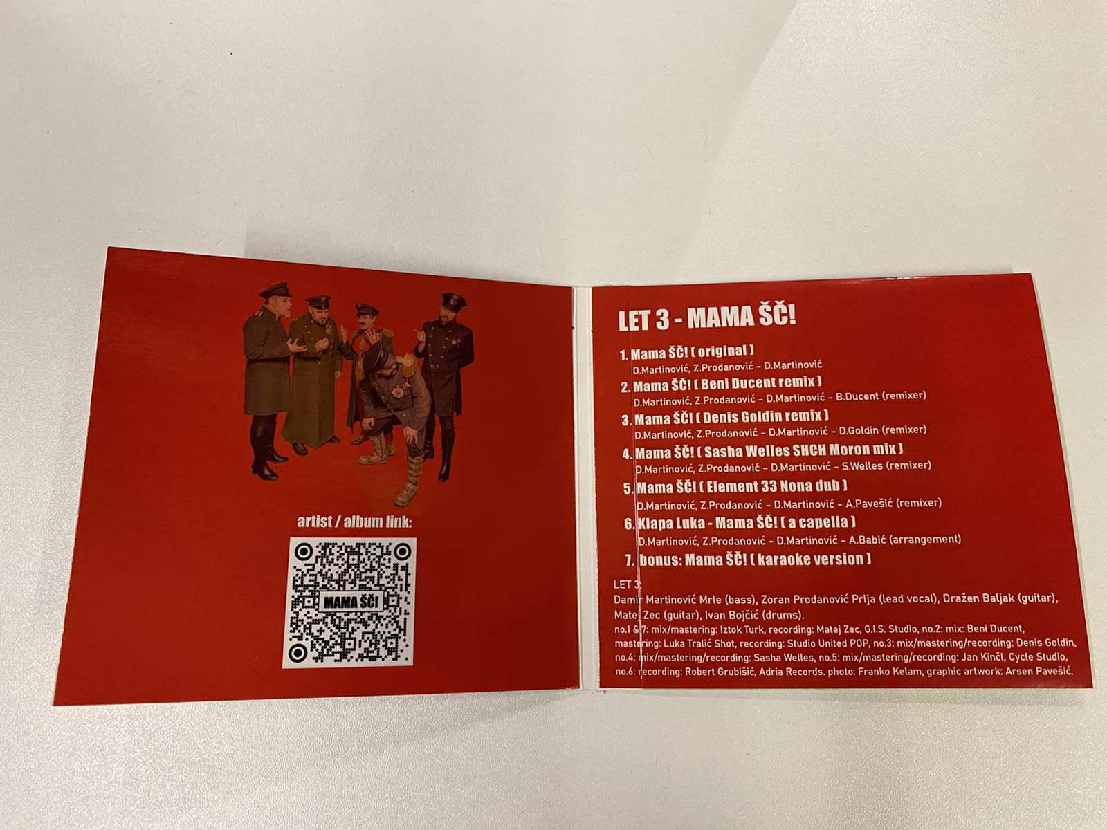 LET 3 - MAMA ŠČ! CD SINGLE - Slika 3