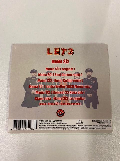 LET 3 - MAMA ŠČ! CD SINGLE - Slika 2
