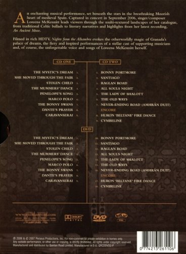 MCKENNITT LOREENA - NIGHTS FROM ALHAMBRA CD2/DVD - Slika 2