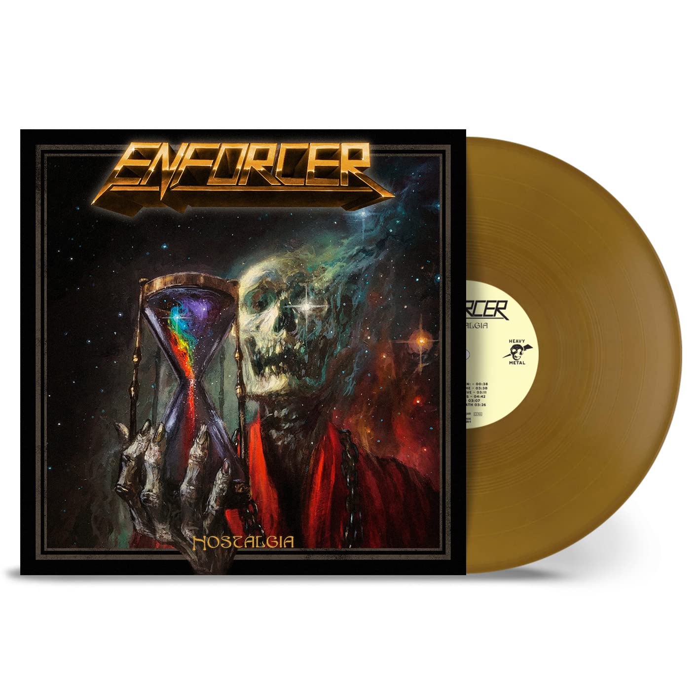 ENFORCER - NOSTALGIA gold vinyl LP