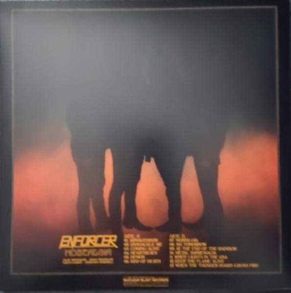 ENFORCER - NOSTALGIA gold vinyl LP - Image 2