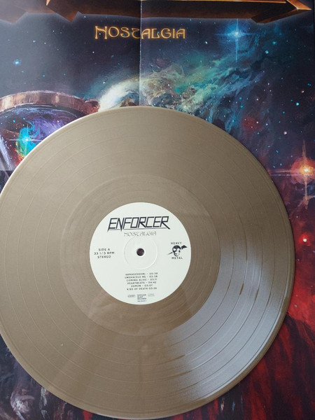 ENFORCER - NOSTALGIA gold vinyl LP - Image 4