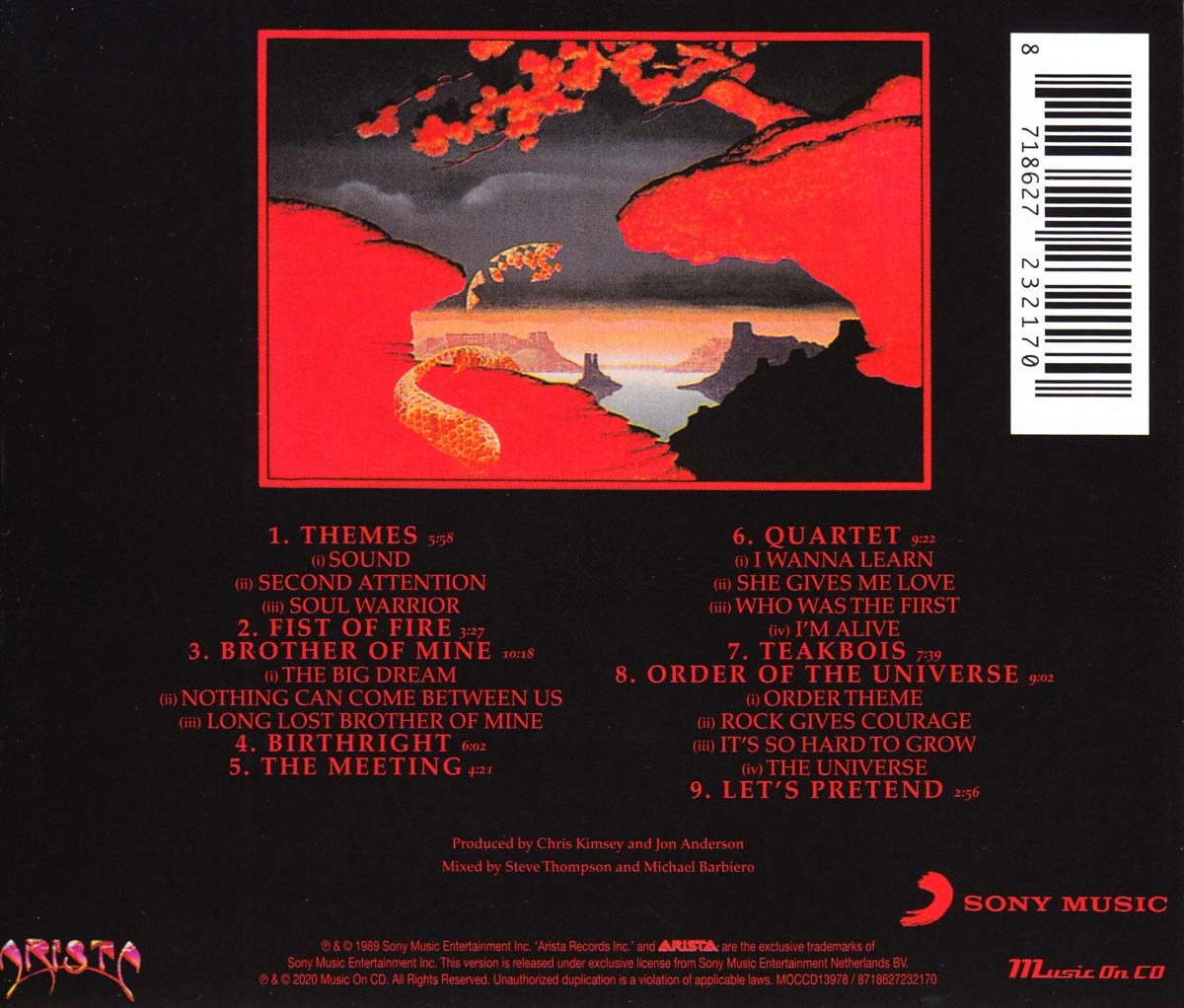 ANDERSON BRUFORD WAKEMAN HOWE - ANDERSON BRUFORD WAKEMAN HOWE CD - Slika 2