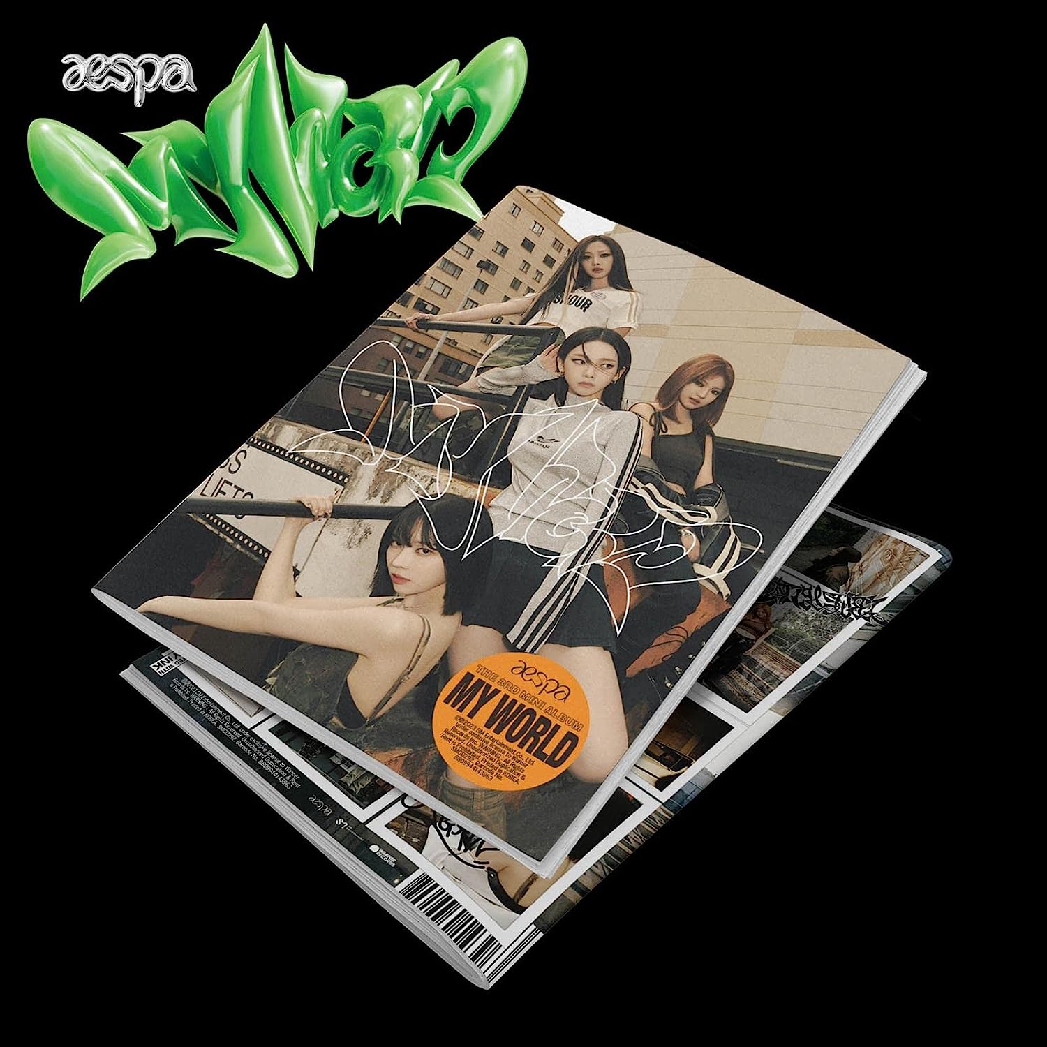AESPA - MY WORLD 3rd mini album-tabloid version CD - Slika 2