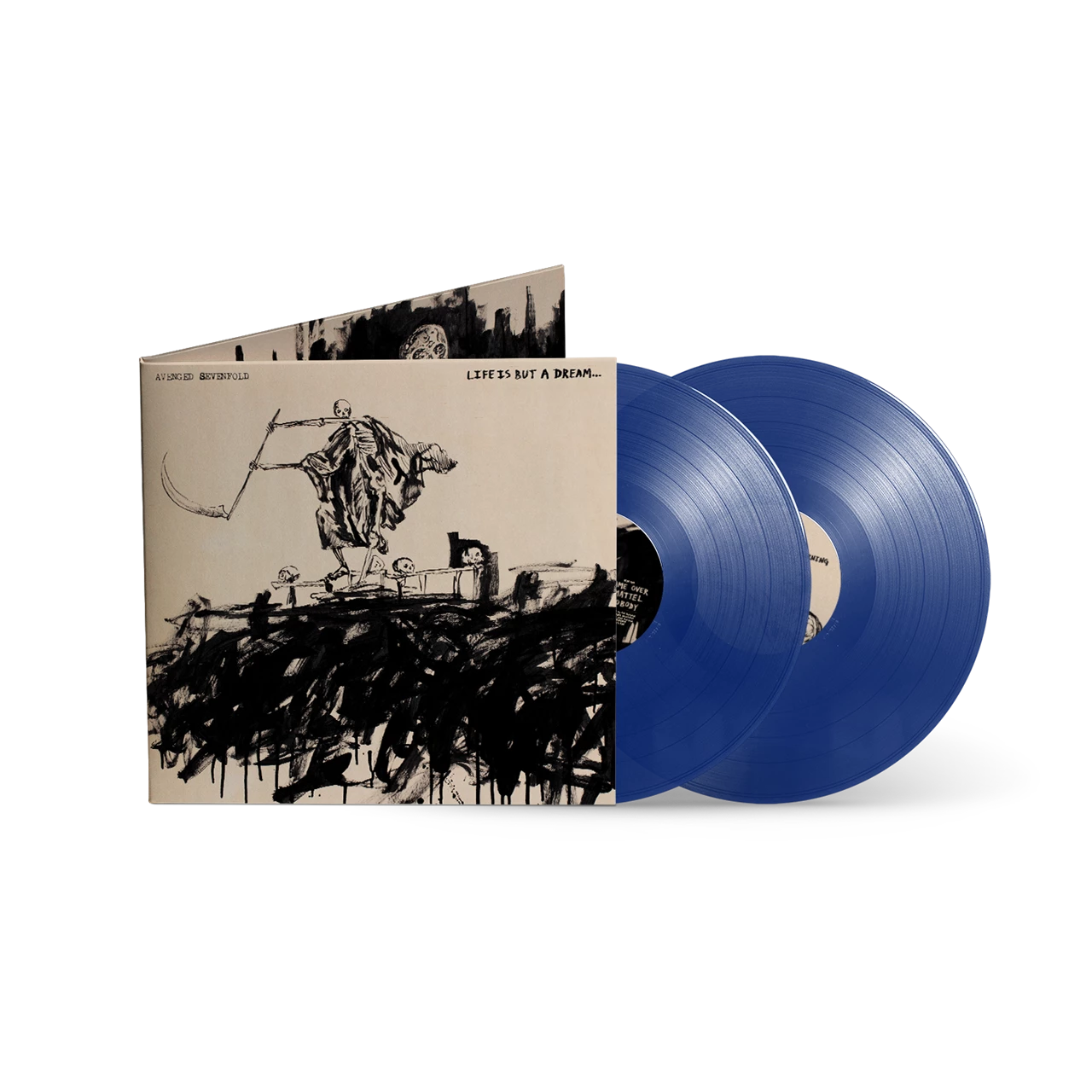 AVENGED SEVENFOLD - LIFE IS BUT A DREAMltd transparent blue vinyl LP2