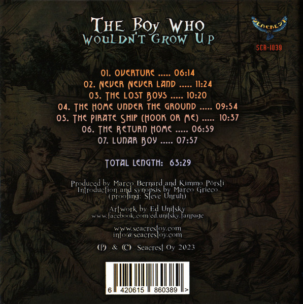 BERNARD MARCO - BOY WHO WOULDN'T GROW UP CD - Slika 2