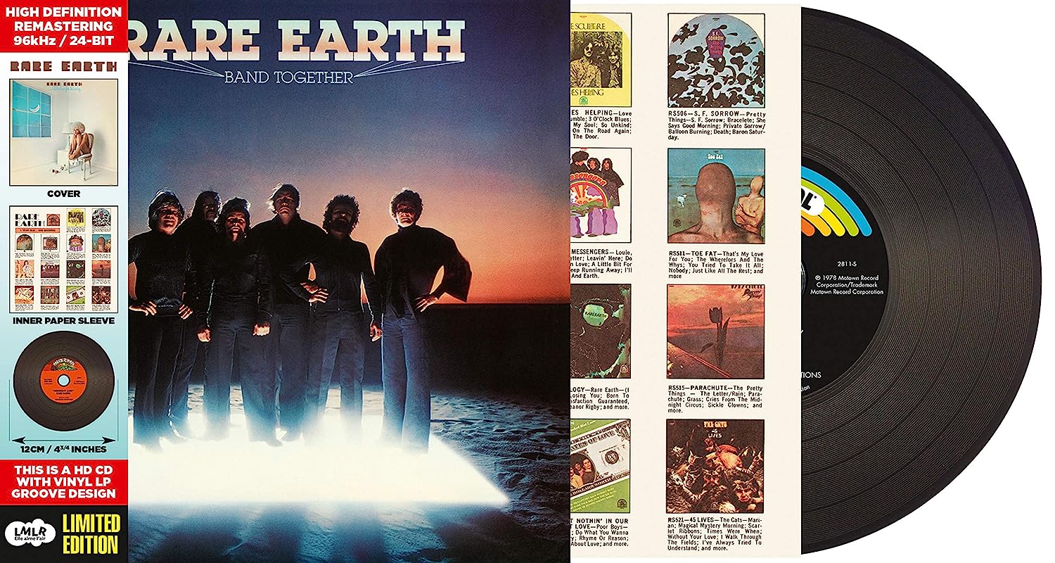 RARE EARTH - BAND TOGETHER CD