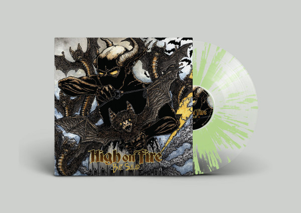 HIGH ON FIRE - BAT SALAD ltd green splettered vinyl 12EP