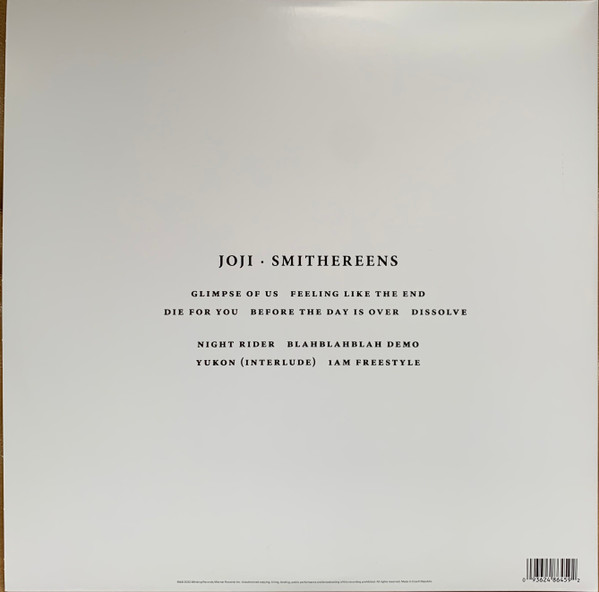 JOJI - SMITHEREENS ltd clear vinyl LP - Slika 2