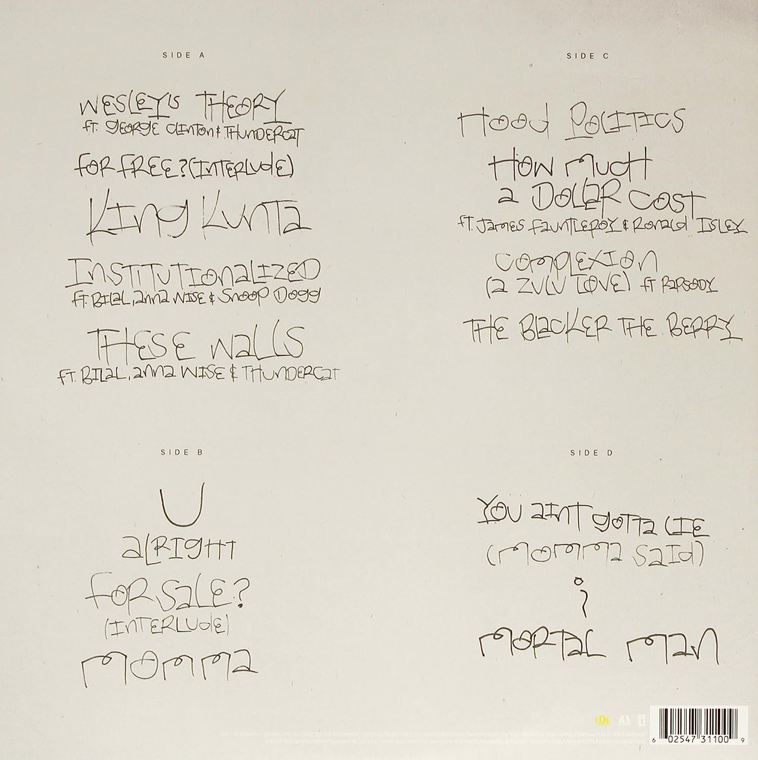 LAMAR KENDRICK - TO PIMP A BUTERFLY LP2 - Slika 2