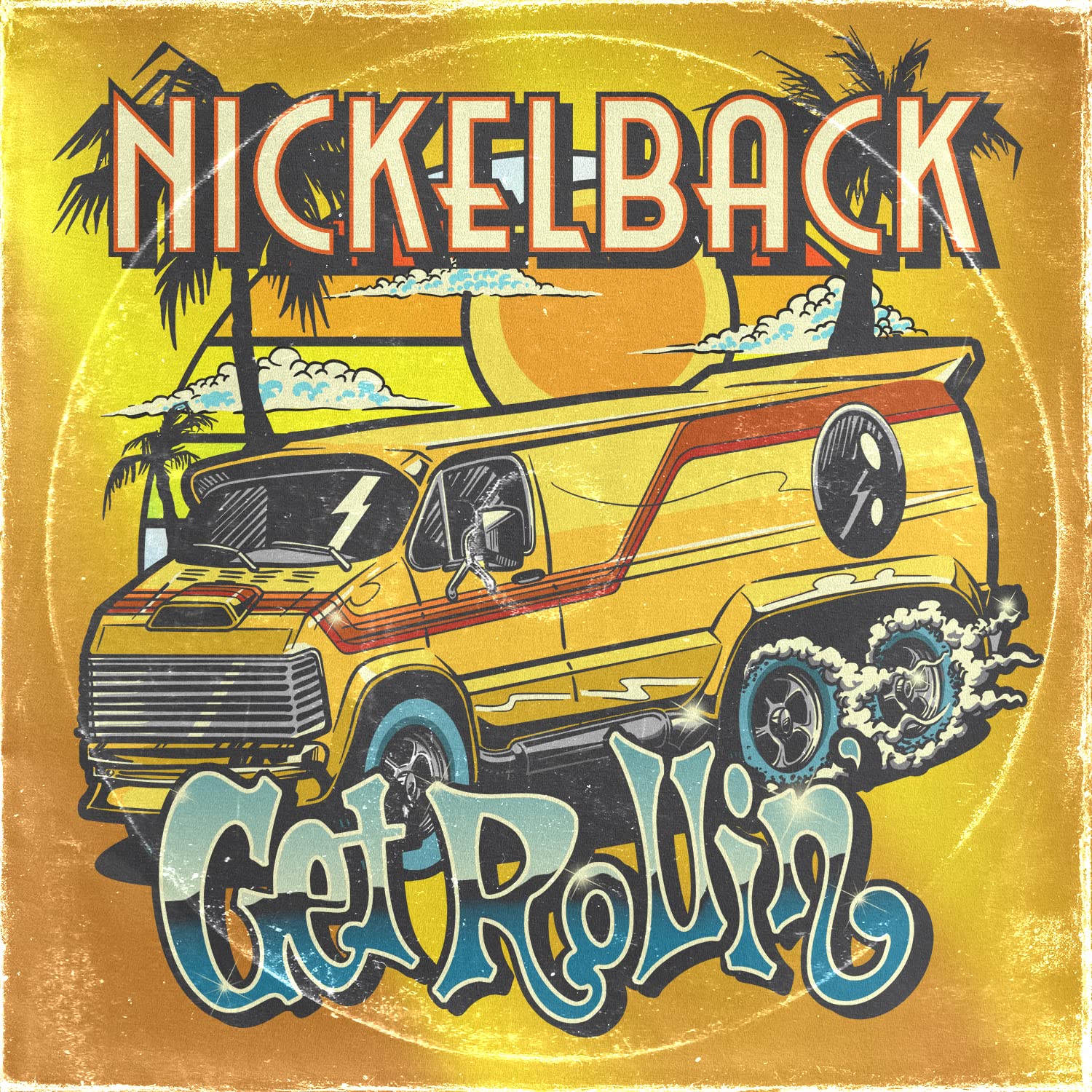 NICKELBACK - GET ROLLIN transprent orange vinyl LP