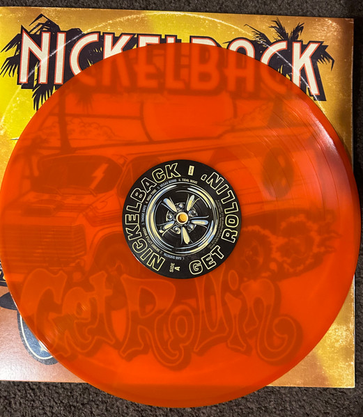 NICKELBACK - GET ROLLIN transprent orange vinyl LP - Slika 2