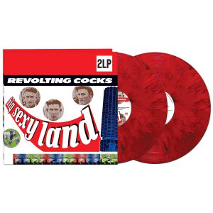 REVOLTING COCKS - BIG SEXY LAND red marble vinyl LP