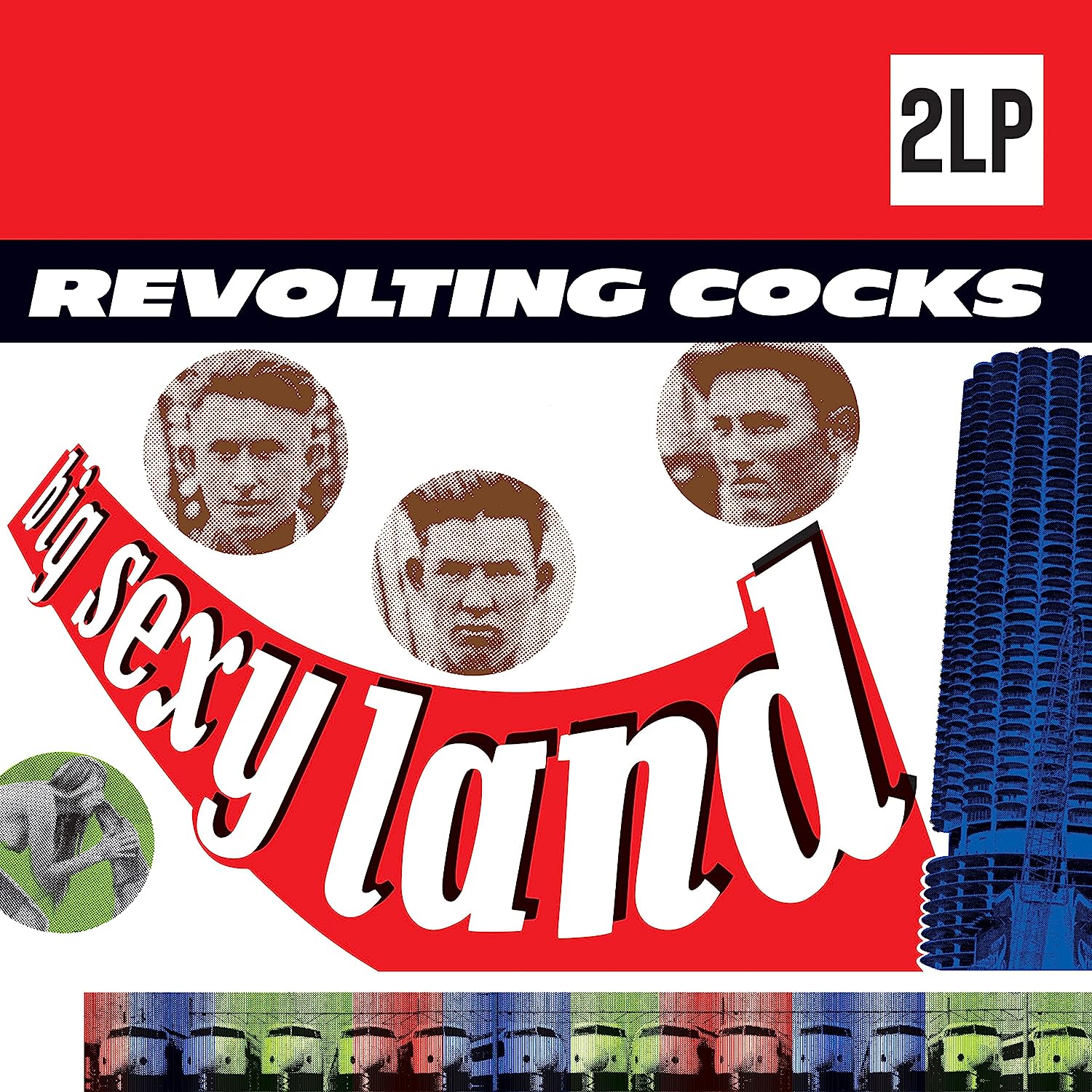 REVOLTING COCKS - BIG SEXY LAND red marble vinyl LP - Slika 2