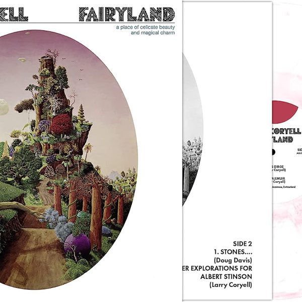 CORYELL LARRY - FAIRLAND marbeled pink & white vinyl RSD LP