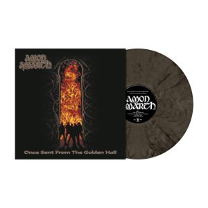 AMON AMARTH - ONCE SEND FROM THE GOLDEN HALL smoke grey marbeled vinyl LP