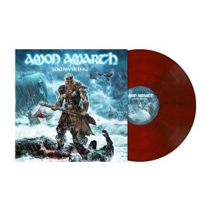 AMON AMARTH - JOMSVIKING ruby red marbeled vinyl LP
