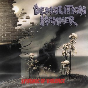 DEMOLITION HAMMER - EPIDEMIC OF VIOLENCE ltd transp.sun yellow vinyl LP