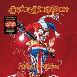 DICKINSON BRUCE - ACCIDENT OF BIRTH ltd red/yellow splattered vinyl LP2