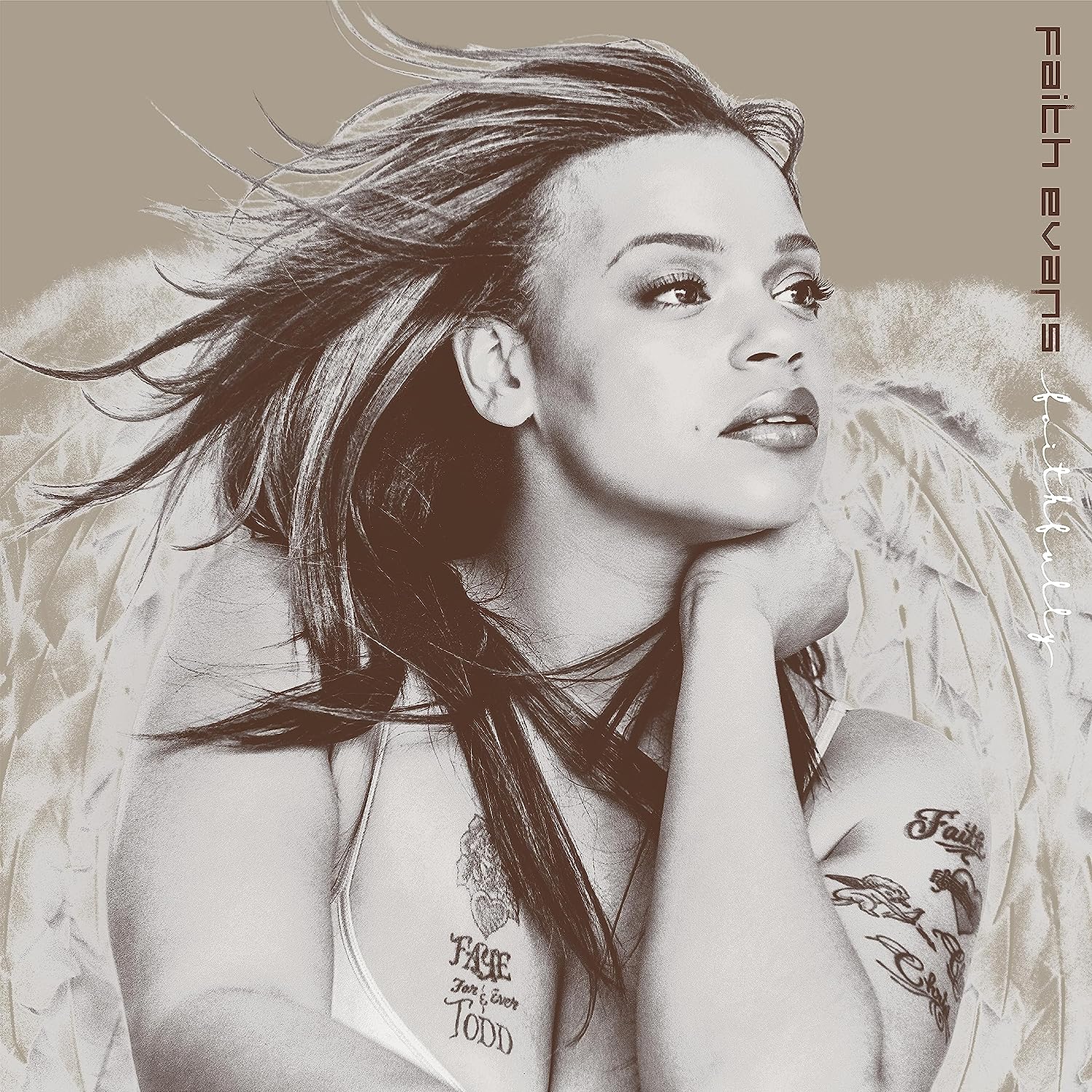 EVANS FAITH - FAITHFULLY black & white vinyl LP2