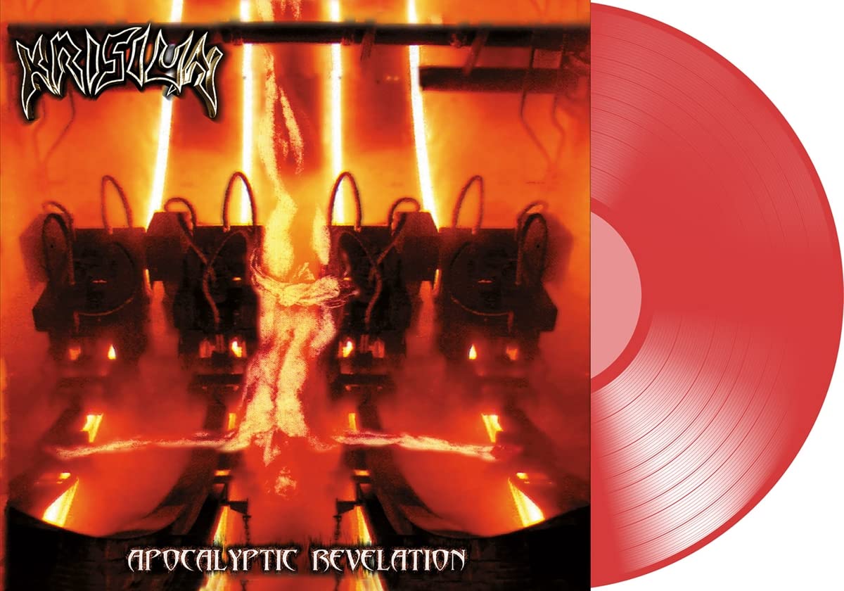 KRISIUN - APOCALYPTIC REVELATION transparent red vinyl LP