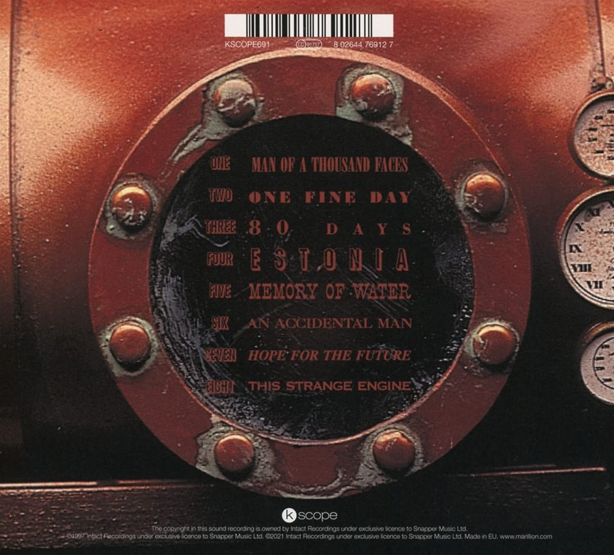 MARILLION - THIS STRANGE ENGINE CD - Slika 2